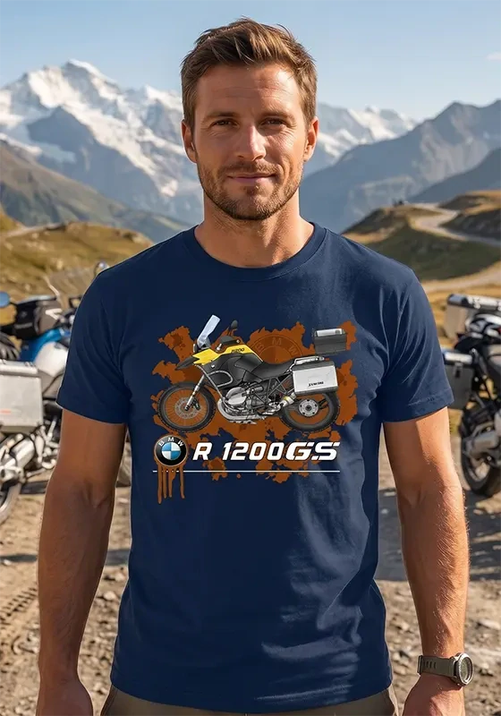 Pánske tričko s potlačou BMW R 1200 GS Adventure