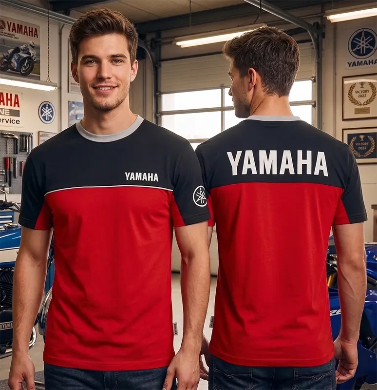 Pánske tričko s potlačou Yamaha