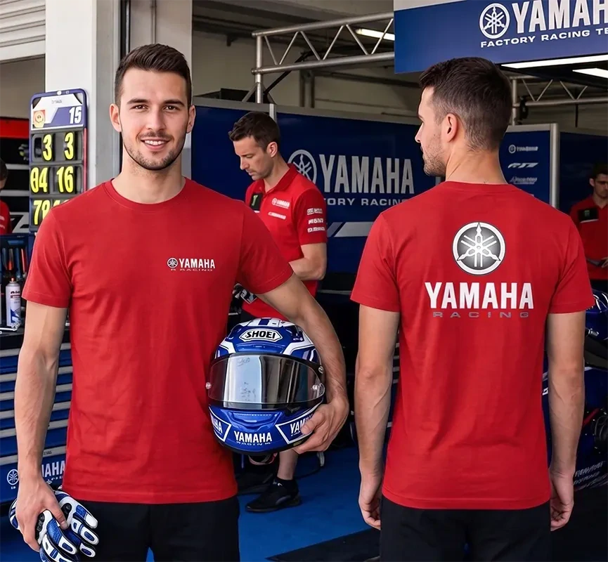 Pánske tričko s potlačou Yamaha Racing