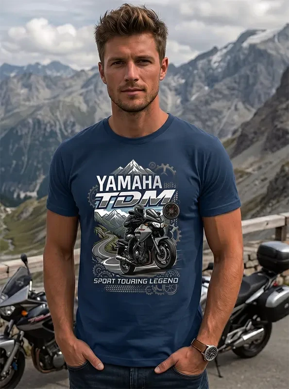 Pánske tričko s potlačou Yamaha TDM