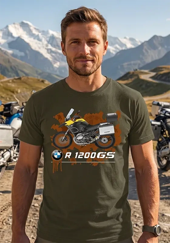 Pánske tričko s potlačou BMW R 1200 GS Adventure