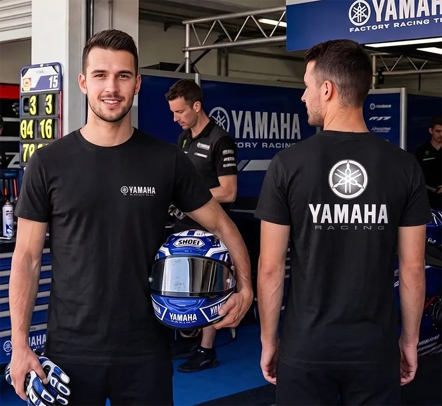 Pánske tričko s potlačou Yamaha Racing