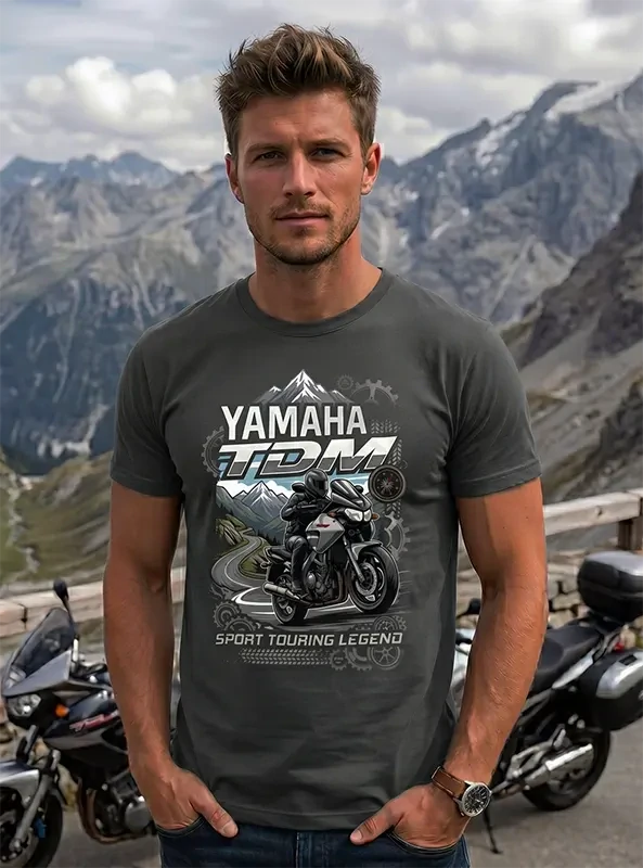 Pánske tričko s potlačou Yamaha TDM