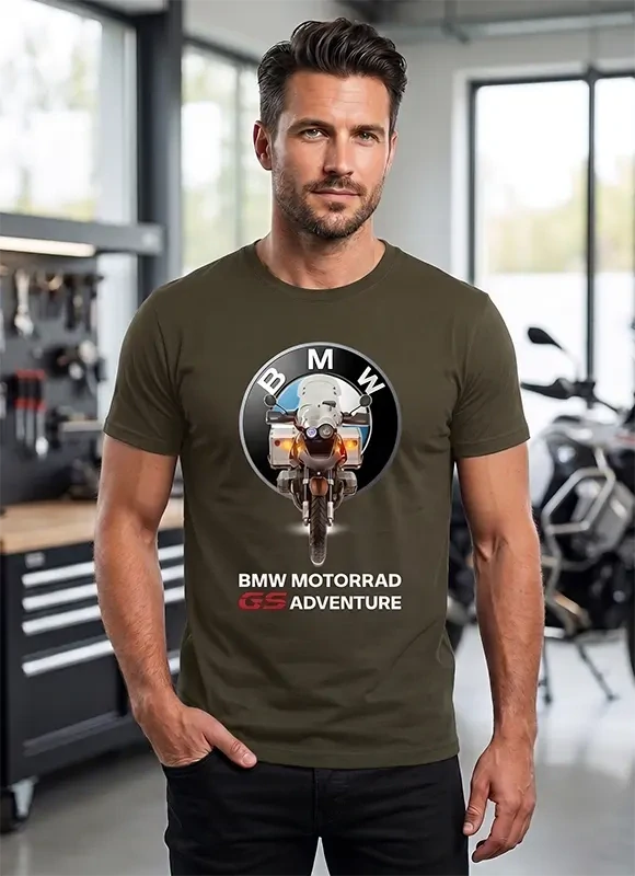 Pánske tričko s potlačou BMW Motorrad GS Adventure