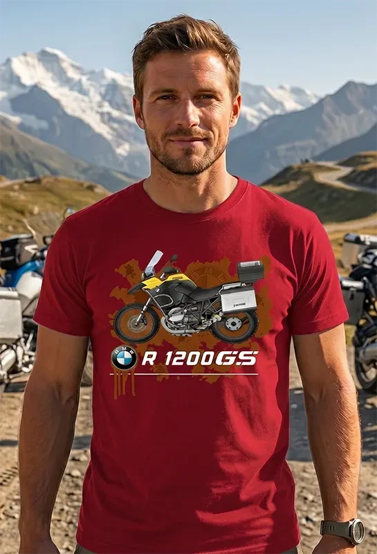 Pánske tričko s potlačou BMW R 1200 GS Adventure