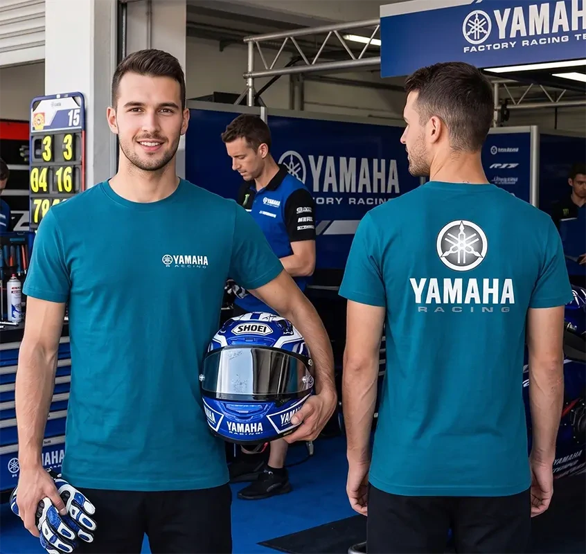 Pánske tričko s potlačou Yamaha Racing