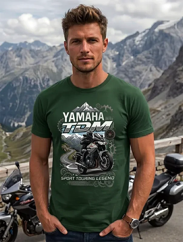 Pánske tričko s potlačou Yamaha TDM