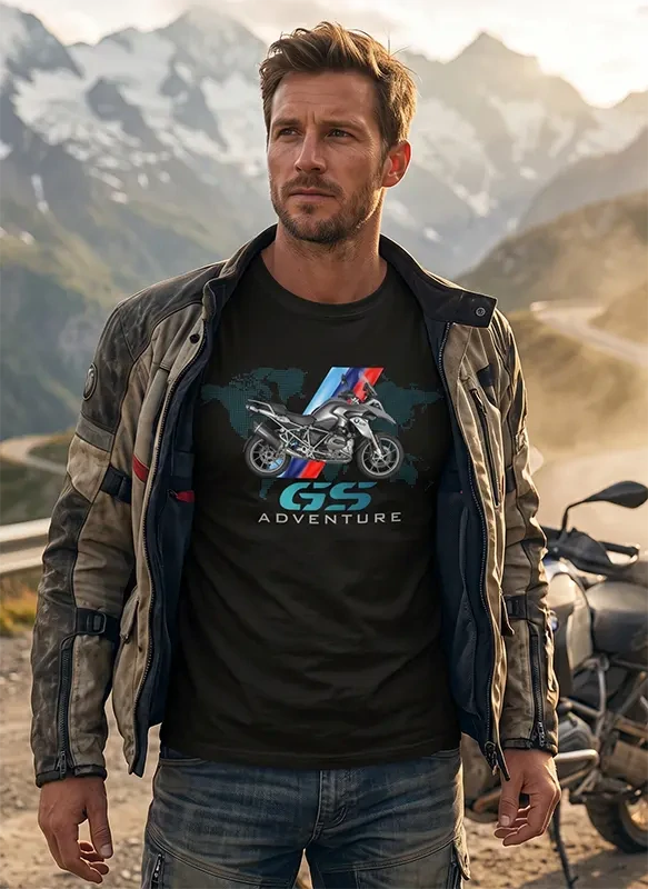 Pánske tričko BMW GS Adventure – World Map