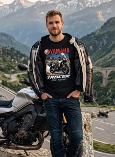 Pánske tričko s potlačou Yamaha Tracer