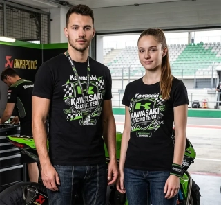 Tričko s potlačou Kawasaki Racing Team