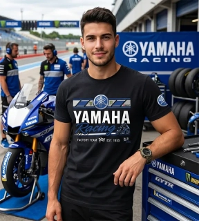 Pánske tričko s potlačou Yamaha Racing Team