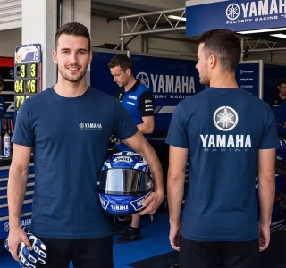 Pánske tričko s potlačou Yamaha Racing