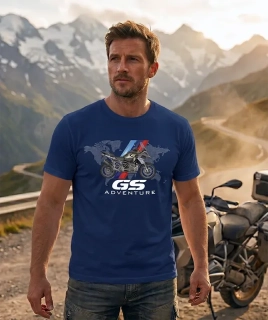 Pánske tričko BMW GS Adventure – World Map